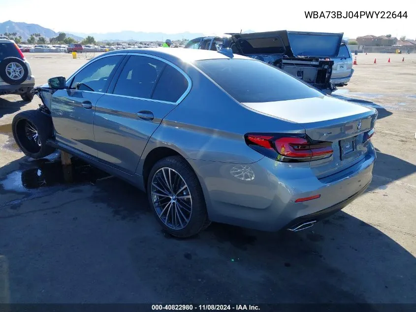 2023 BMW 540 I xDrive VIN: WBA73BJ04PWY22644 Lot: 40822980