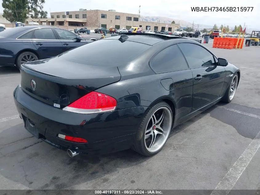 WBAEH73465B215977 2005 BMW 645Ci