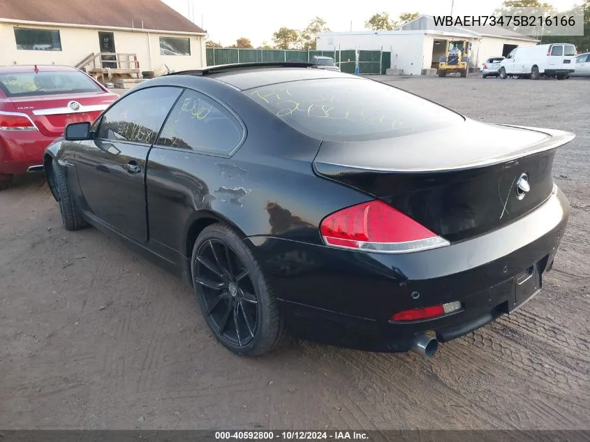 WBAEH73475B216166 2005 BMW 645Ci