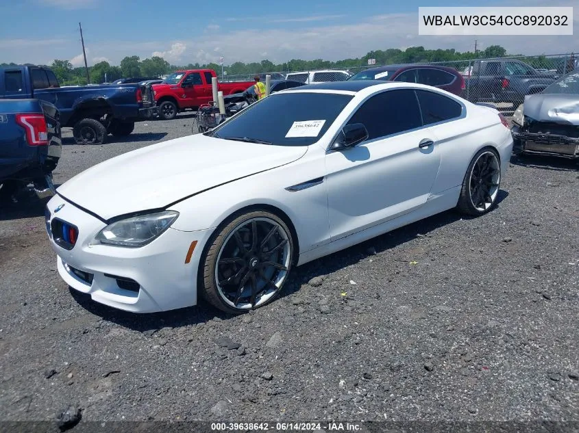 WBALW3C54CC892032 2012 BMW 640I