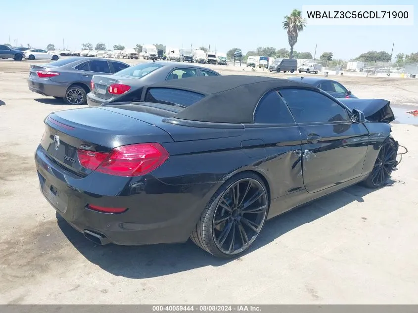 WBALZ3C56CDL71900 2012 BMW 650I