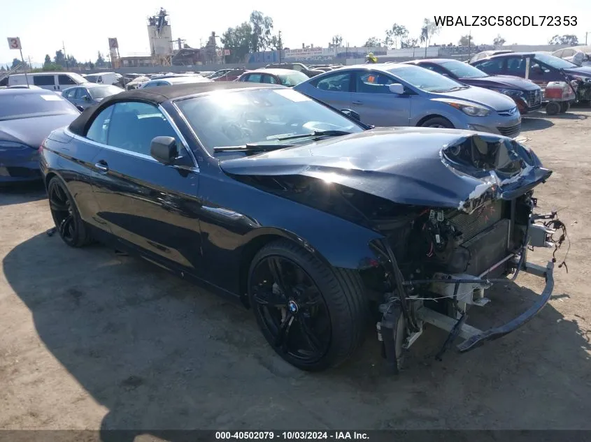 WBALZ3C58CDL72353 2012 BMW 650I