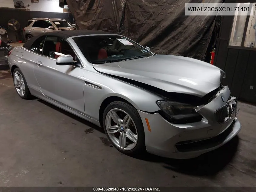 WBALZ3C5XCDL71401 2012 BMW 650I