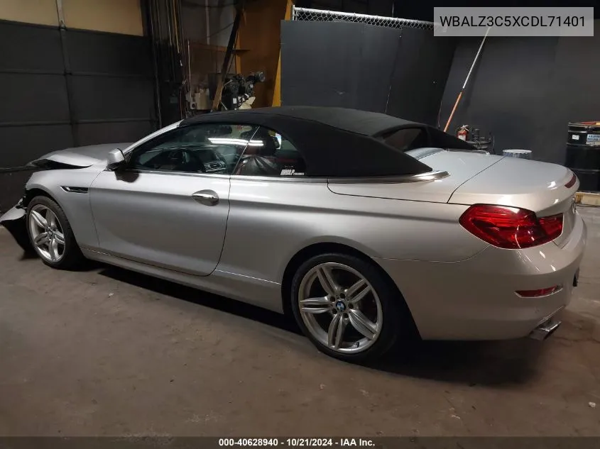 WBALZ3C5XCDL71401 2012 BMW 650I