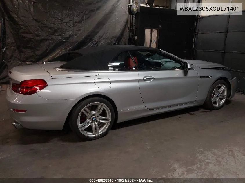 WBALZ3C5XCDL71401 2012 BMW 650I