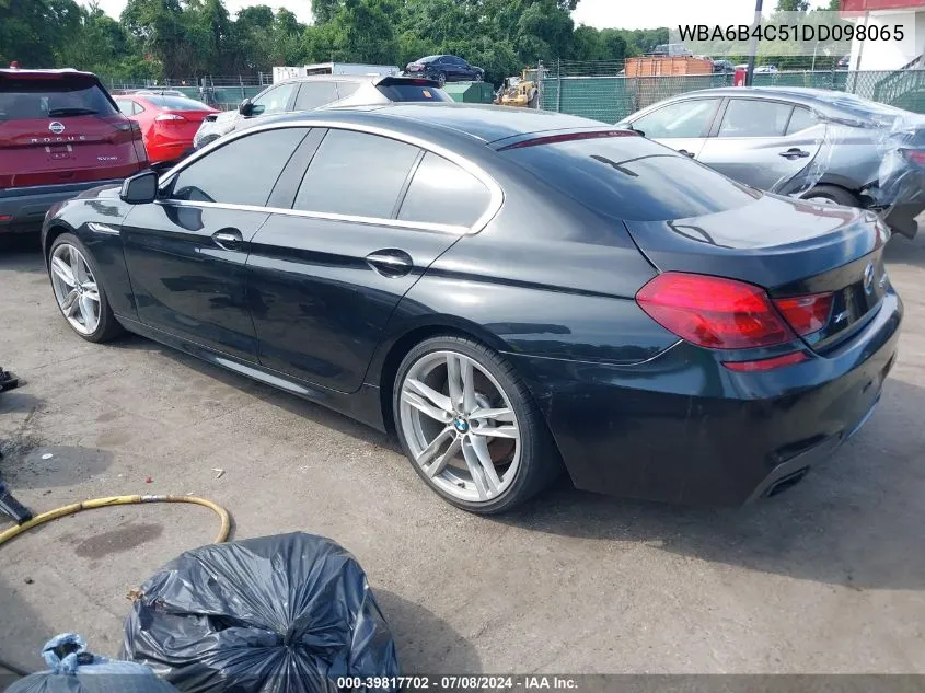 WBA6B4C51DD098065 2013 BMW 650I Gran Coupe xDrive