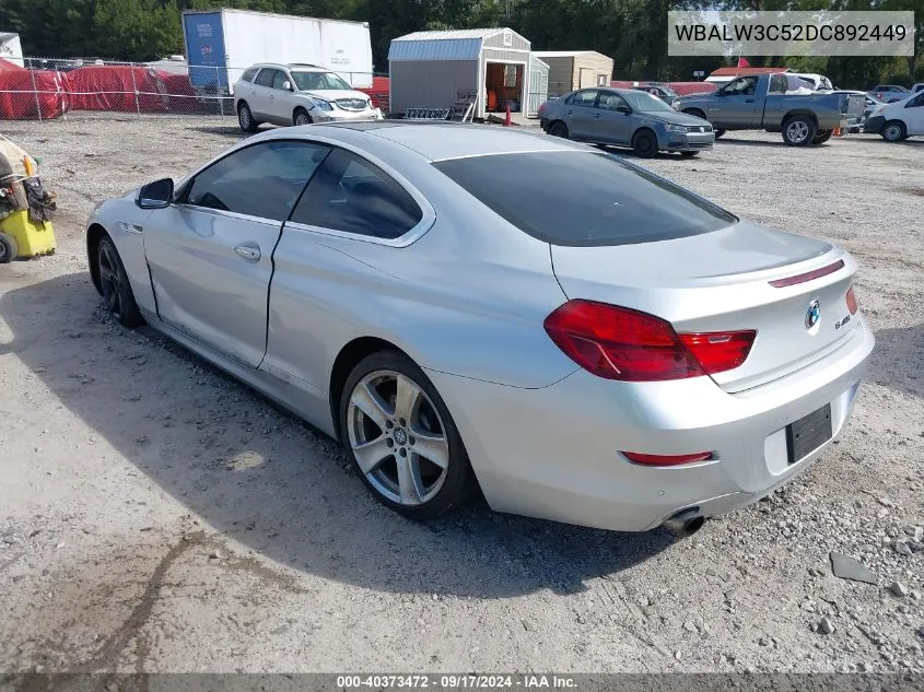 WBALW3C52DC892449 2013 BMW 640I