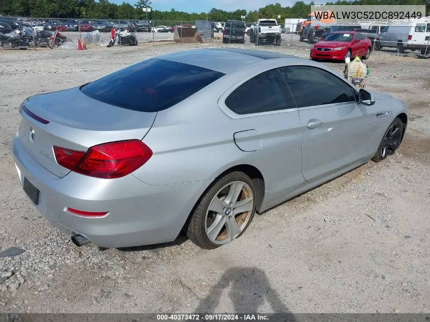 WBALW3C52DC892449 2013 BMW 640I