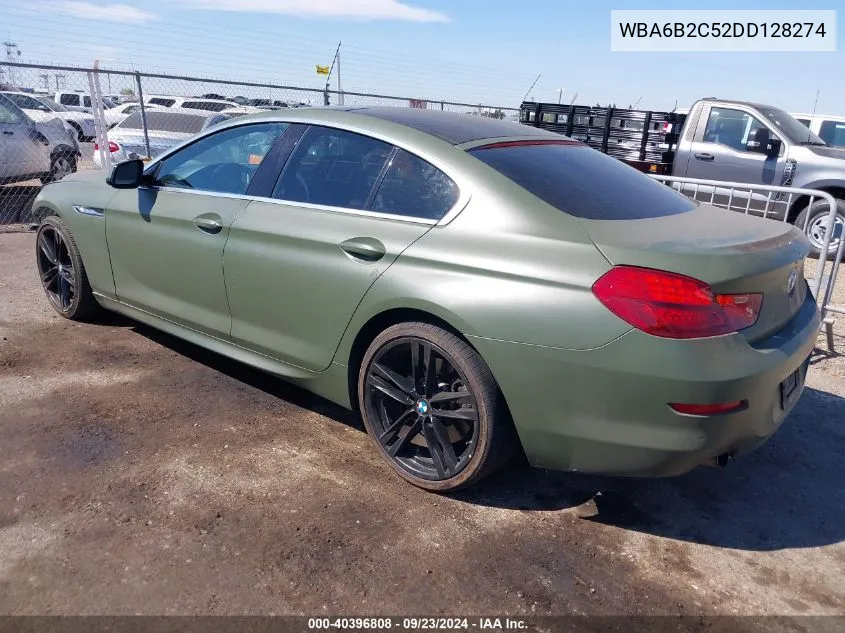 WBA6B2C52DD128274 2013 BMW 650I Gran Coupe 650I