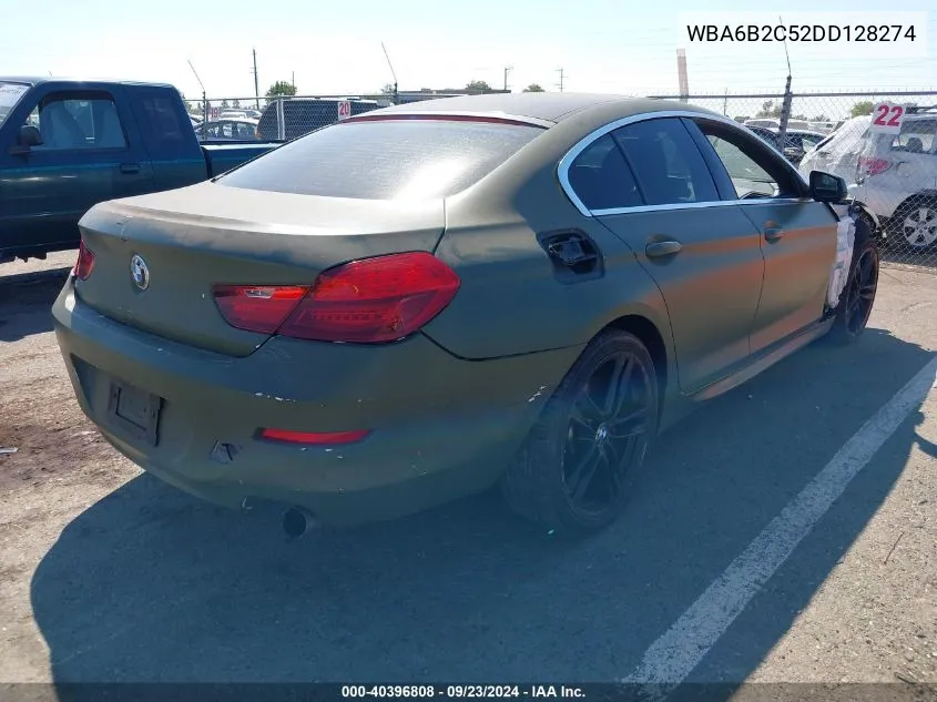 WBA6B2C52DD128274 2013 BMW 650I Gran Coupe 650I