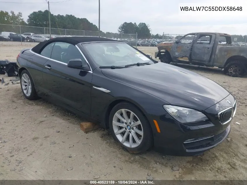 WBALW7C55DDX58648 2013 BMW 640I