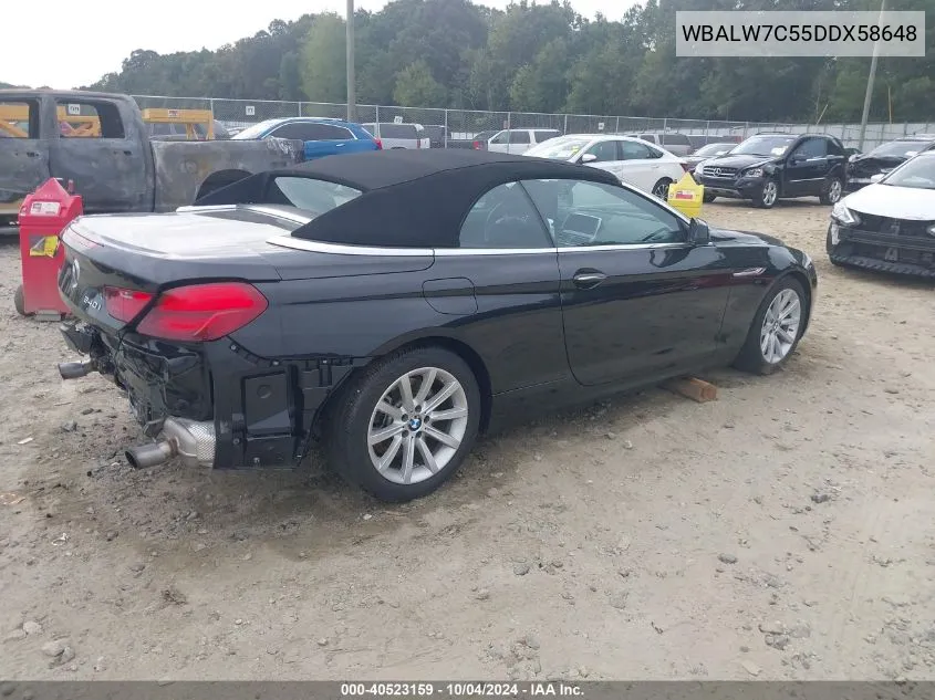 WBALW7C55DDX58648 2013 BMW 640I