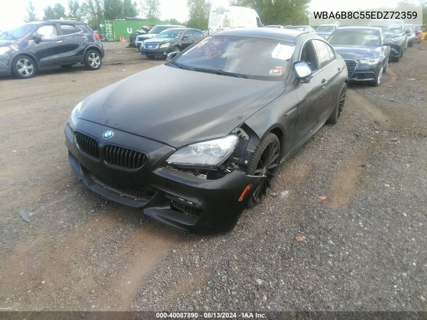 WBA6B8C55EDZ72359 2014 BMW 640I Gran Coupe xDrive