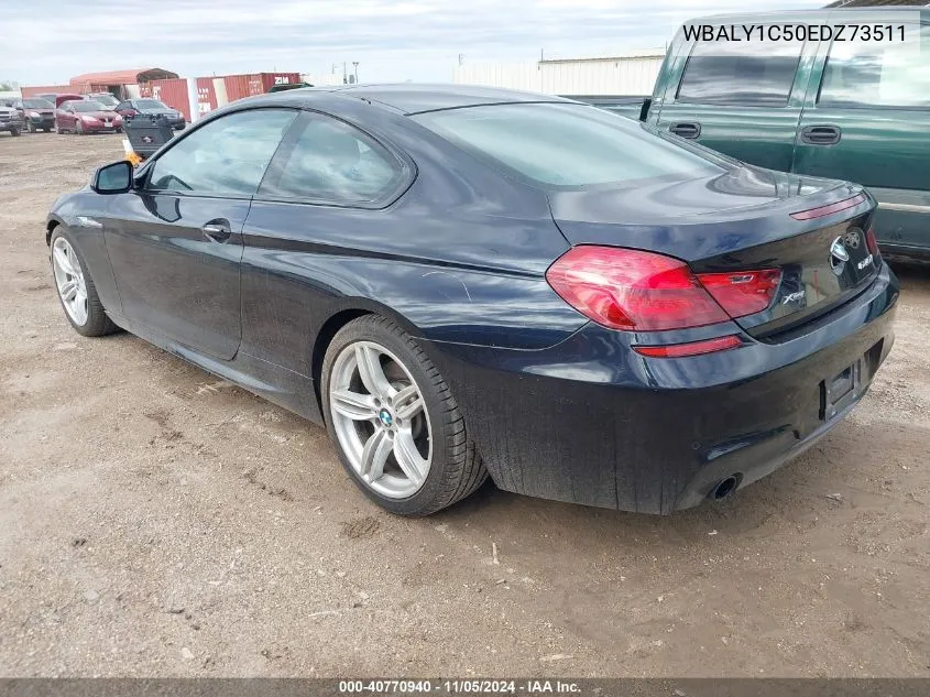 2014 BMW 640I xDrive VIN: WBALY1C50EDZ73511 Lot: 40770940