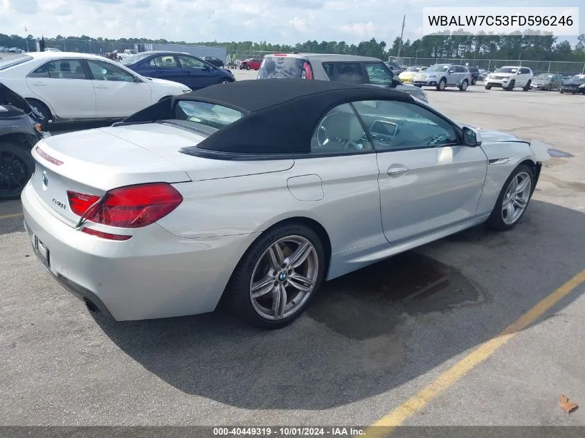 WBALW7C53FD596246 2015 BMW 640I