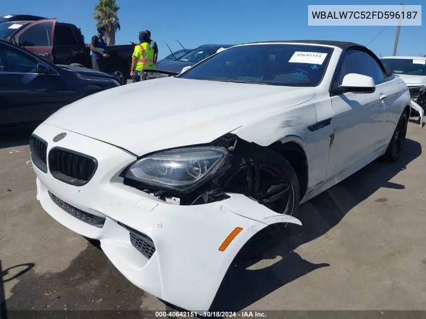 WBALW7C52FD596187 2015 BMW 640I