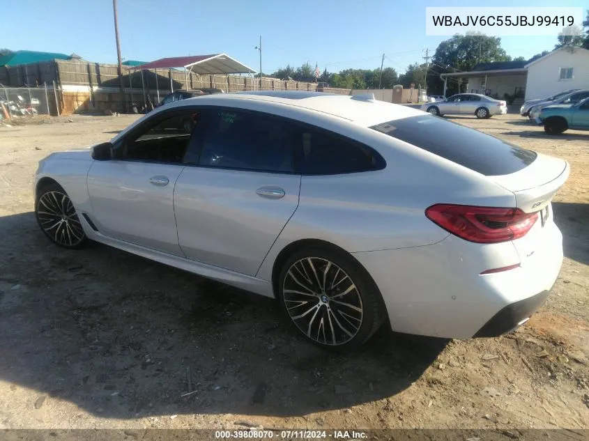 2018 BMW 640I Gran Turismo xDrive VIN: WBAJV6C55JBJ99419 Lot: 39808070