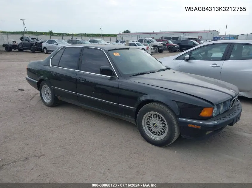 WBAGB4313K3212765 1989 BMW 735 I Automatic