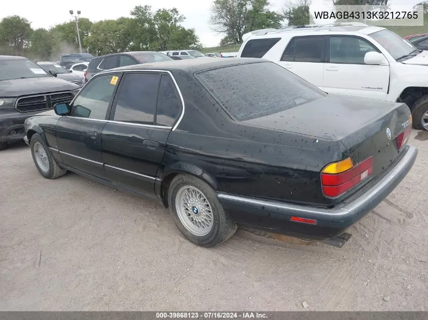 WBAGB4313K3212765 1989 BMW 735 I Automatic