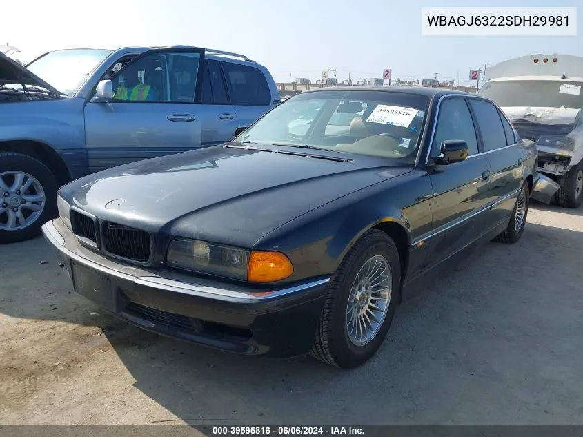 WBAGJ6322SDH29981 1995 BMW 740 Il