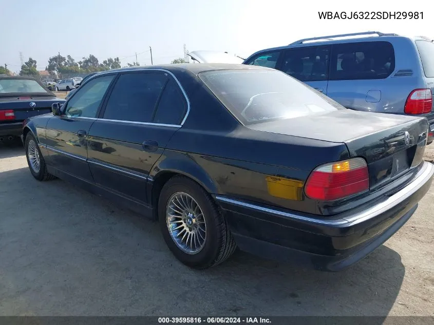 WBAGJ6322SDH29981 1995 BMW 740 Il