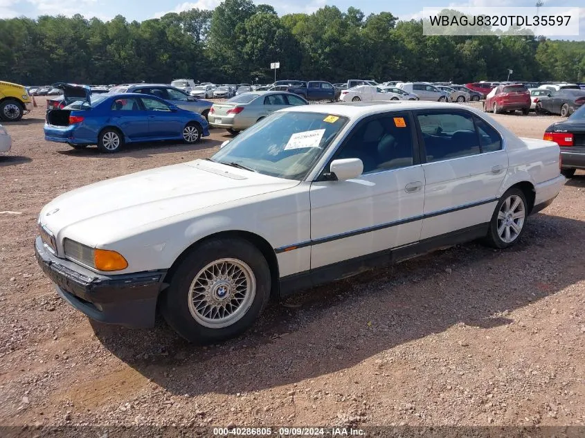 1996 BMW 740 Il VIN: WBAGJ8320TDL35597 Lot: 40286805