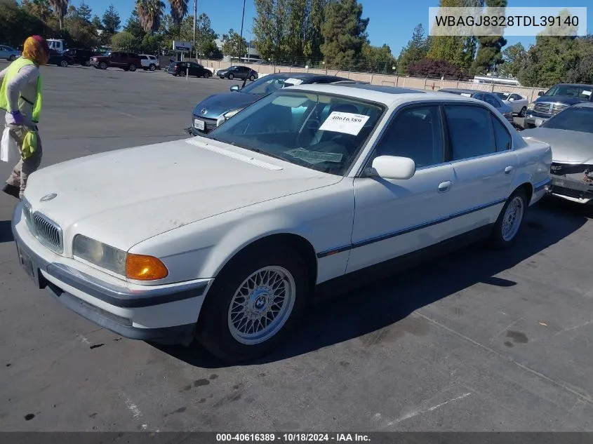 1996 BMW 740 Il VIN: WBAGJ8328TDL39140 Lot: 40616389