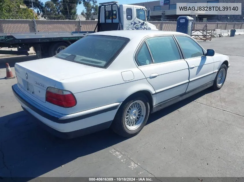 1996 BMW 740 Il VIN: WBAGJ8328TDL39140 Lot: 40616389