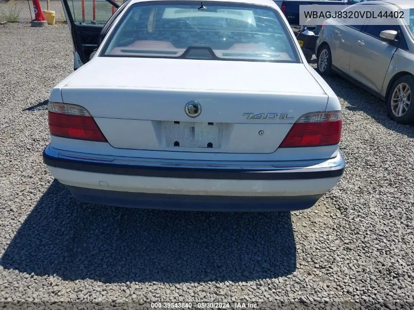 1997 BMW 740Il VIN: WBAGJ8320VDL44402 Lot: 39543840