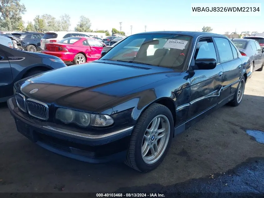 WBAGJ8326WDM22134 1998 BMW 740Il