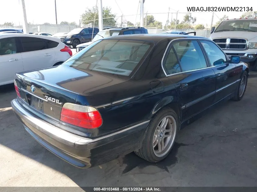 WBAGJ8326WDM22134 1998 BMW 740Il