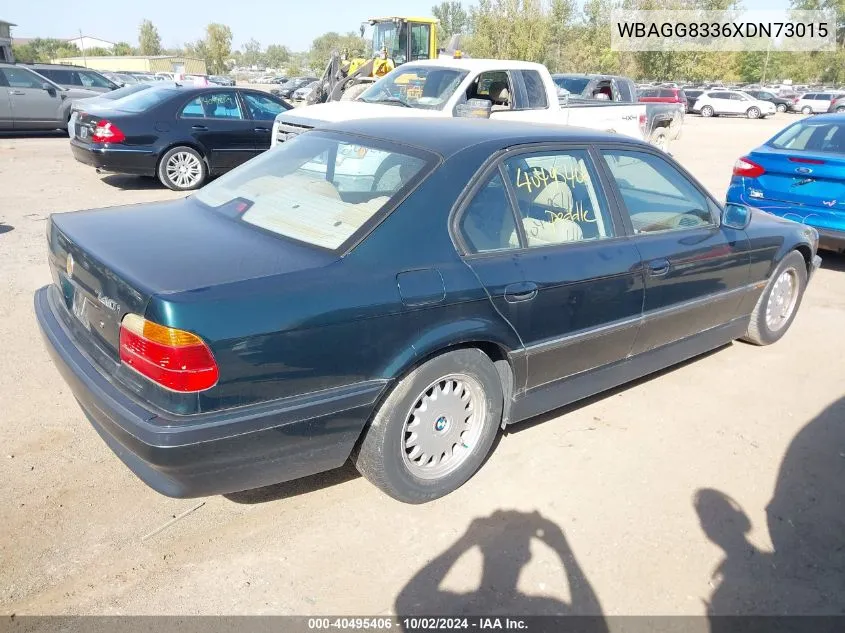 1999 BMW 740Ia VIN: WBAGG8336XDN73015 Lot: 40495406