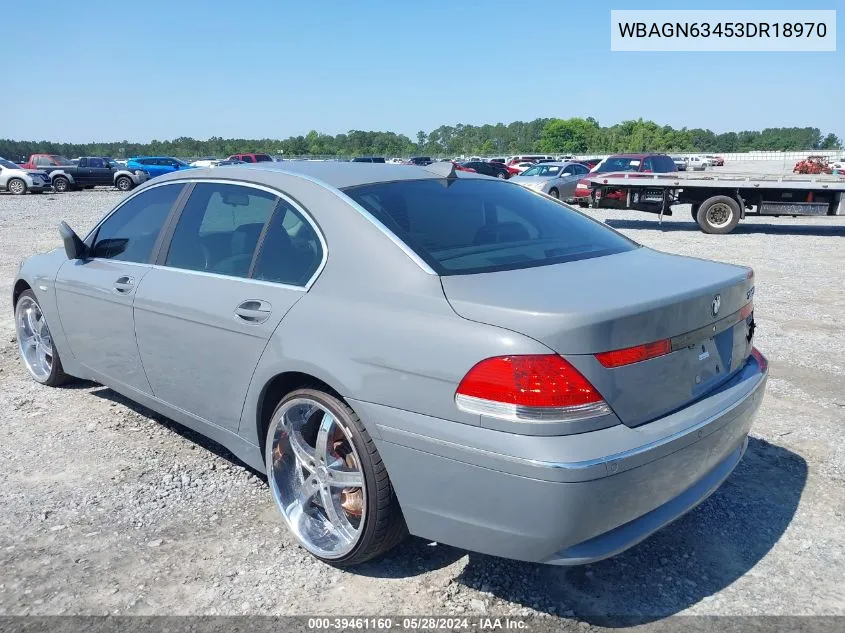 WBAGN63453DR18970 2003 BMW 745Li