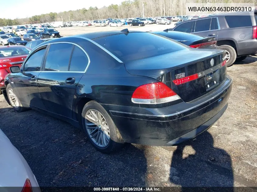 WBAGN63463DR09310 2003 BMW 745Li