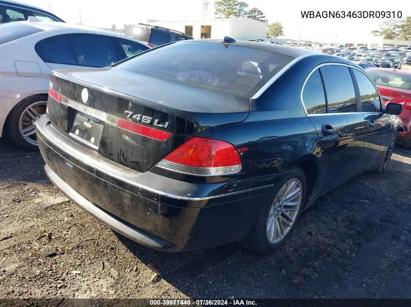 WBAGN63463DR09310 2003 BMW 745Li