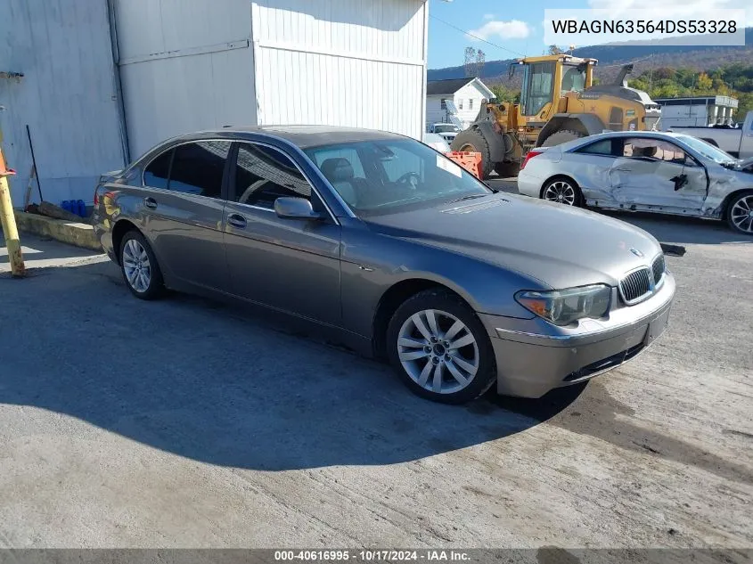 WBAGN63564DS53328 2004 BMW 745 Li