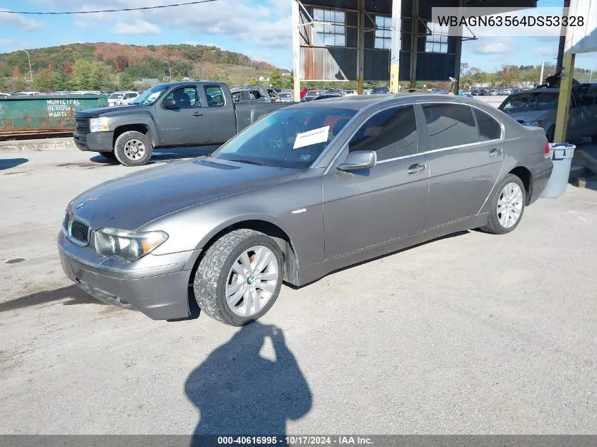 WBAGN63564DS53328 2004 BMW 745 Li