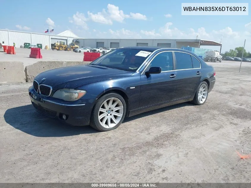 WBAHN835X6DT63012 2006 BMW 750Li