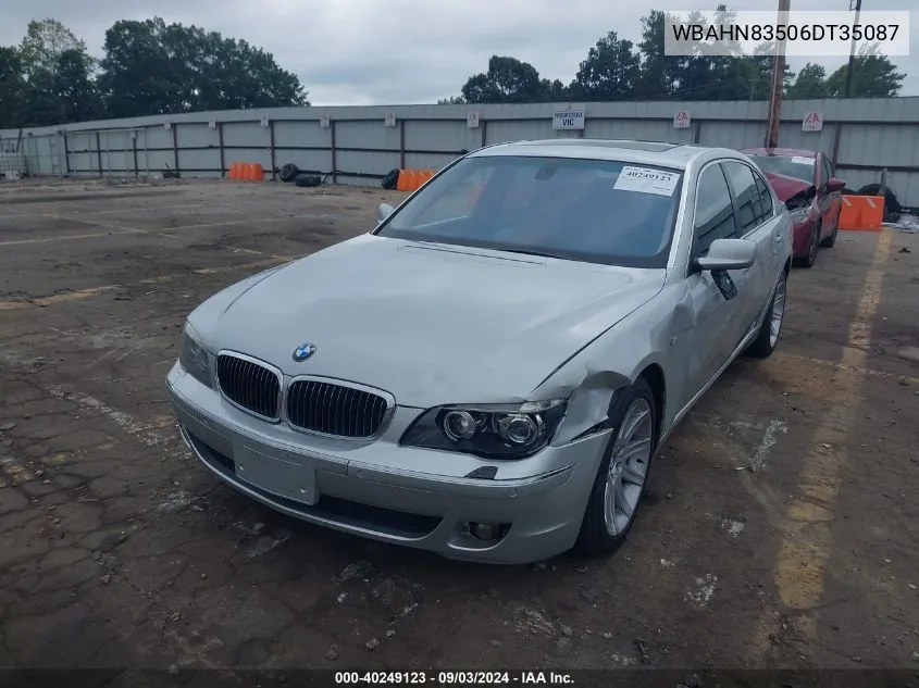 WBAHN83506DT35087 2006 BMW 750Li