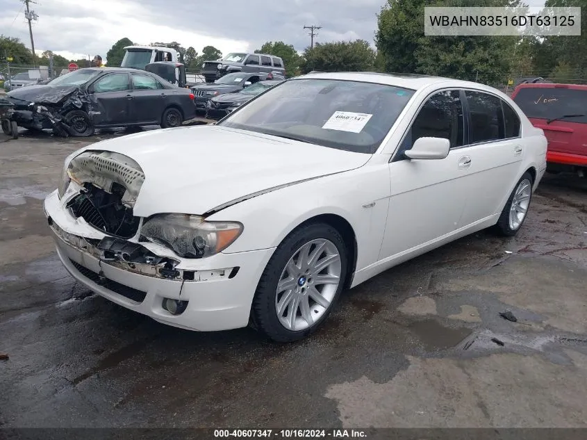 WBAHN83516DT63125 2006 BMW 750Li