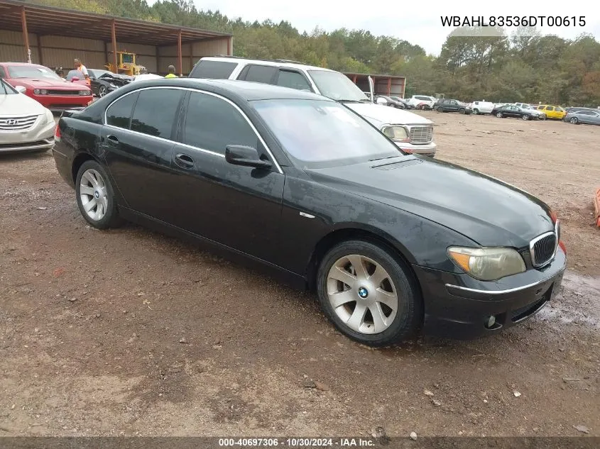 WBAHL83536DT00615 2006 BMW 750I