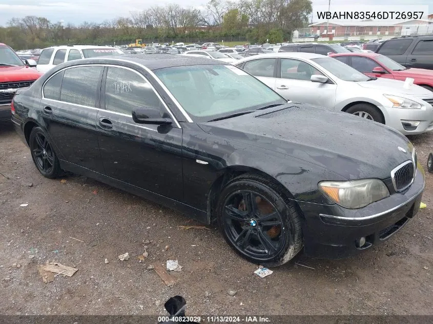 WBAHN83546DT26957 2006 BMW 750Li