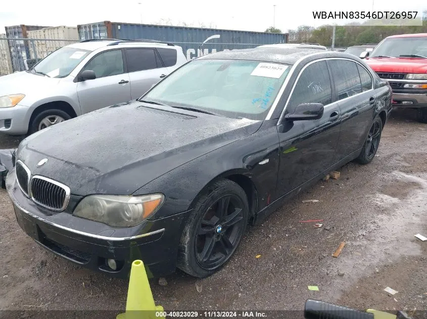 WBAHN83546DT26957 2006 BMW 750Li