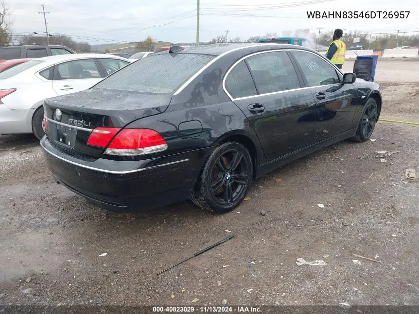 WBAHN83546DT26957 2006 BMW 750Li