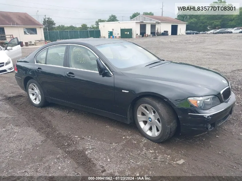 WBAHL83577DT08301 2007 BMW 750I