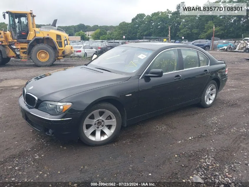 WBAHL83577DT08301 2007 BMW 750I