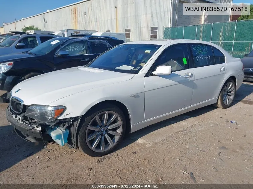 WBAHN83557DT67518 2007 BMW 750Li