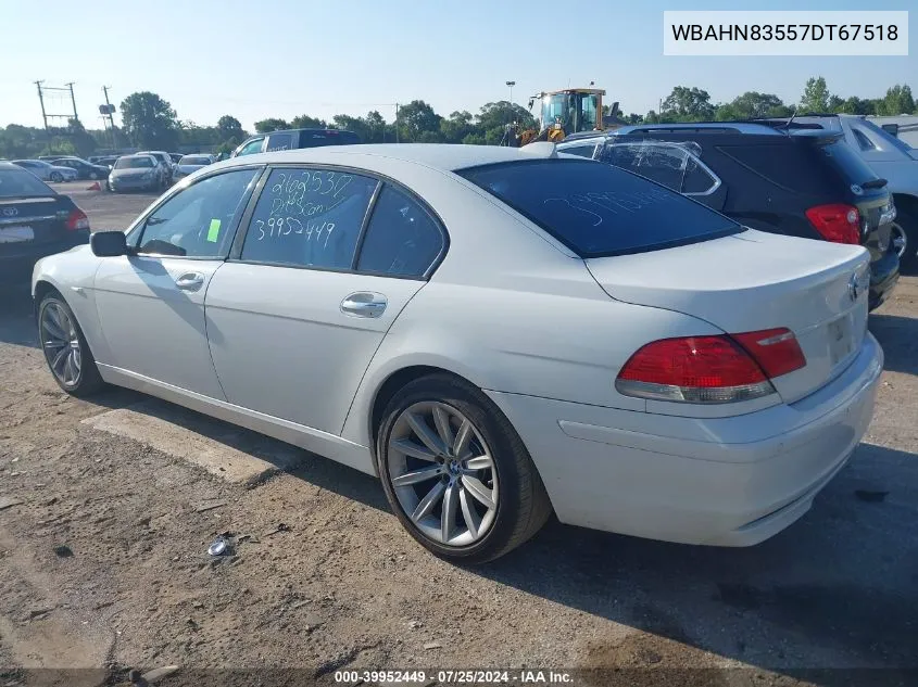 WBAHN83557DT67518 2007 BMW 750Li