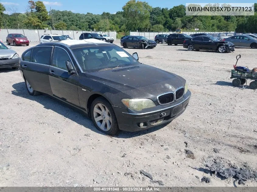 WBAHN835X7DT77123 2007 BMW 750Li