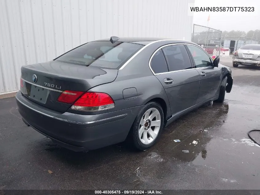 WBAHN83587DT75323 2007 BMW 750Li